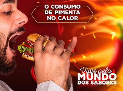 O consumo de pimenta durante o calor